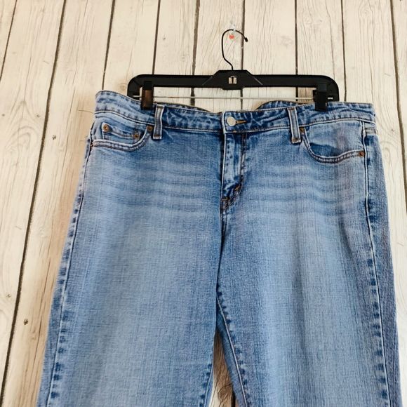 Womens Levis 545 Low Rise Bootcut Denim Blue Jeans Red Tab Size W 36 L 31 - Picture 2 of 7